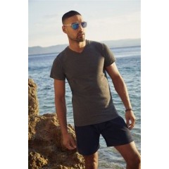  Férfi 100% pamut r.u póló - V-nyakú Férfi pólók,pulóverek